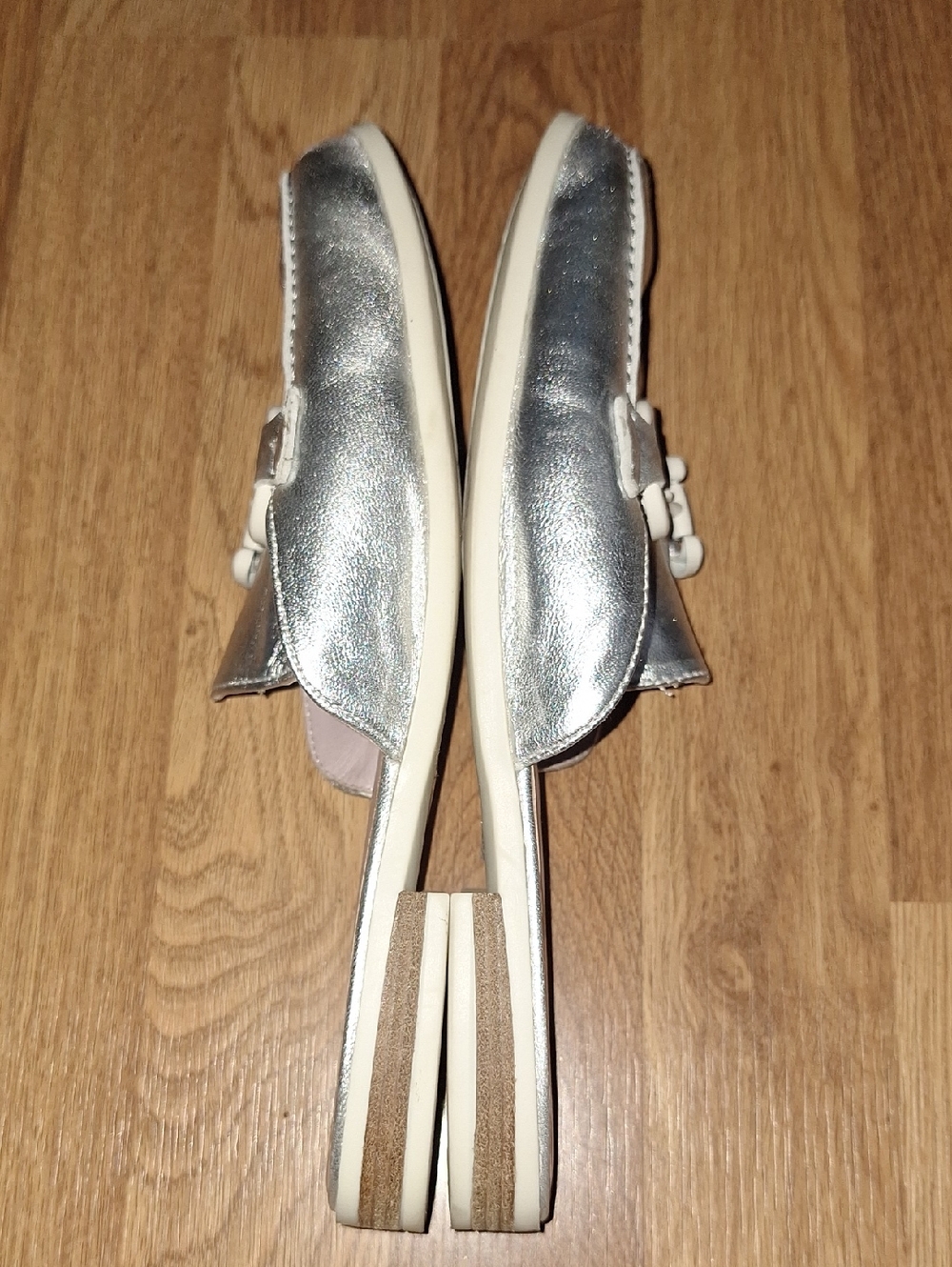 NEW THE FLEXX women's guia mule in silver Sz EU 41 - Picture 6 of 7